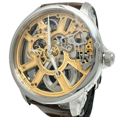 MAURICE LACROIX  Masterpiece MP7228 Unused Skeleton Watches Stainless Steel/... - Image 1 of 4