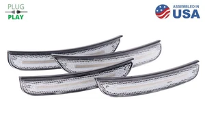 LED Sidemarkers Clear Set For 15-20 Dodge Charger Diode Dynamics - Picture 1 of 11