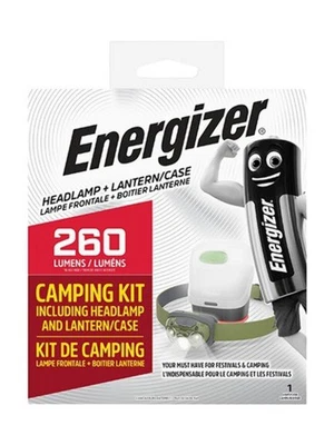 Energizer Acampada Juego Faro Verde & Linterna Estuche Conjunto 260Lm 3 AAA - Imagen 1 de 4