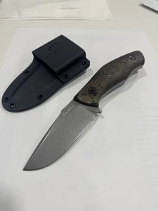 Nathan Carothers – Rare EDC3 – Delta 3V – Rag Micarta - Picture 1 of 5