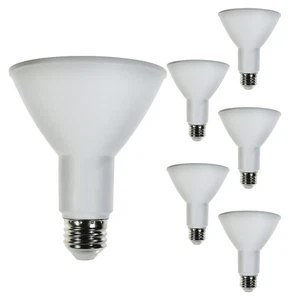 Diodesy PAR30 LED Long Neck 8W 800LM E26 4000K 120V 40° Dimmable White 6Pk - Picture 1 of 3
