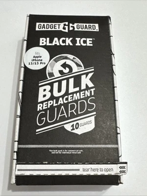 Gadget Guard Black Ice Bulk Replacement Guards -10 Guards for iPhone 13 / 13 Pro - Image 1 of 3