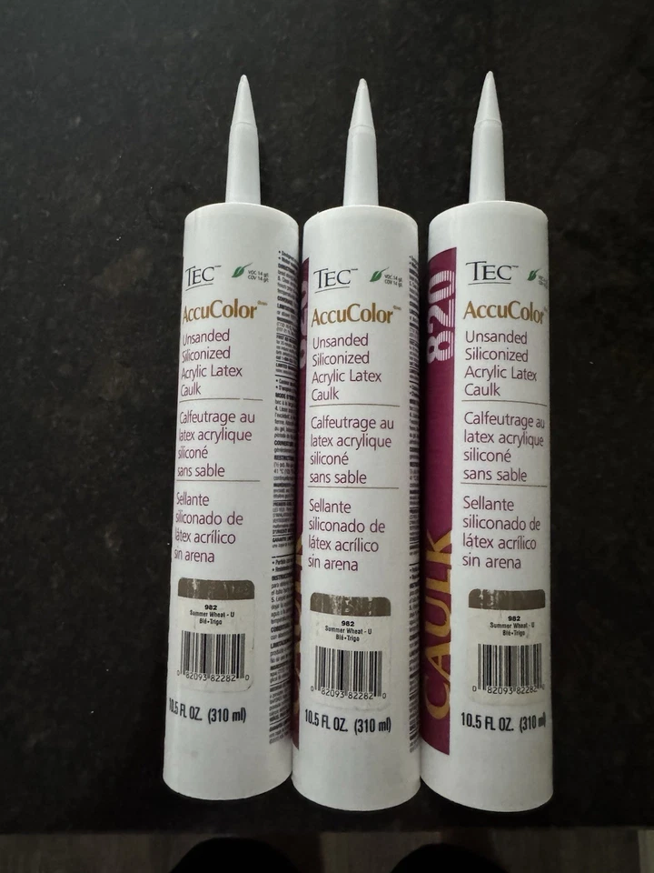 TEC AccuColor - Tubos de masilla acrílicos siliconados no lijados, ¡Envío gratuito! Foto 1 de 1