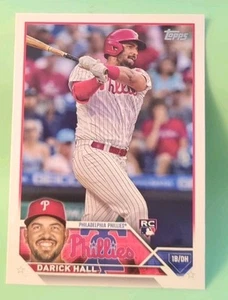 2023 Topps Serie 1 - Darick Hall #209 (RC) - Philadelphia Phillies - Imagen 1 de 2