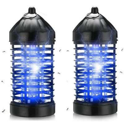 2 PACKS Electric LED Mosquito Killer Light Bug Fly Insect Pest Zapper Trap Lamp - Image 1 of 4