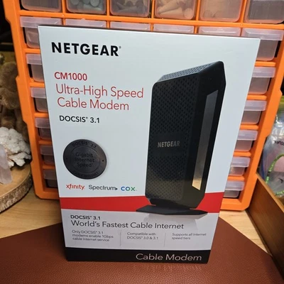 NETGEAR Nighthawk CM1000v2 Cable Modem High-Speed DOCSIS 3.1 Pre-owned - Image 1 of 4