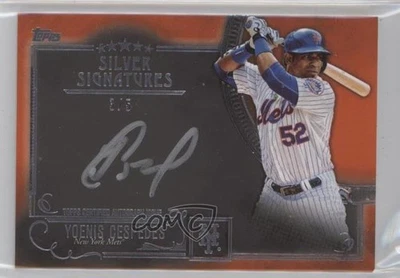 2016 Topps Five Star Silver Signatures Orange /5 Yoenis Cespedes #FSSS-YC Auto - Image 1 of 2