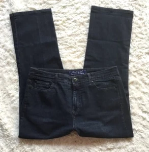 GLORIA VANDERBILT Boot Cut Short Jeans Denim High Rise Stretchy Women's Blue 16 - Picture 1 of 11