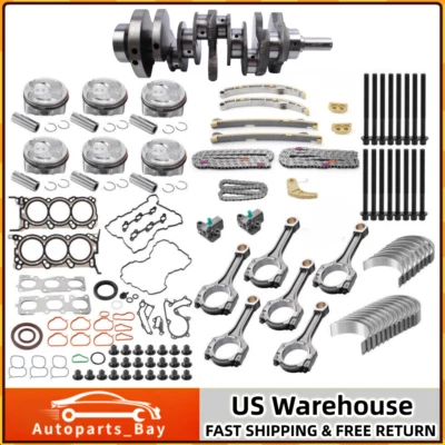 G6DH Engine Rebuild Overhaul Kit FOR 2011-2019 Hyundai Santa Fe Kia Sorento 3.3L Foto 1 de 4