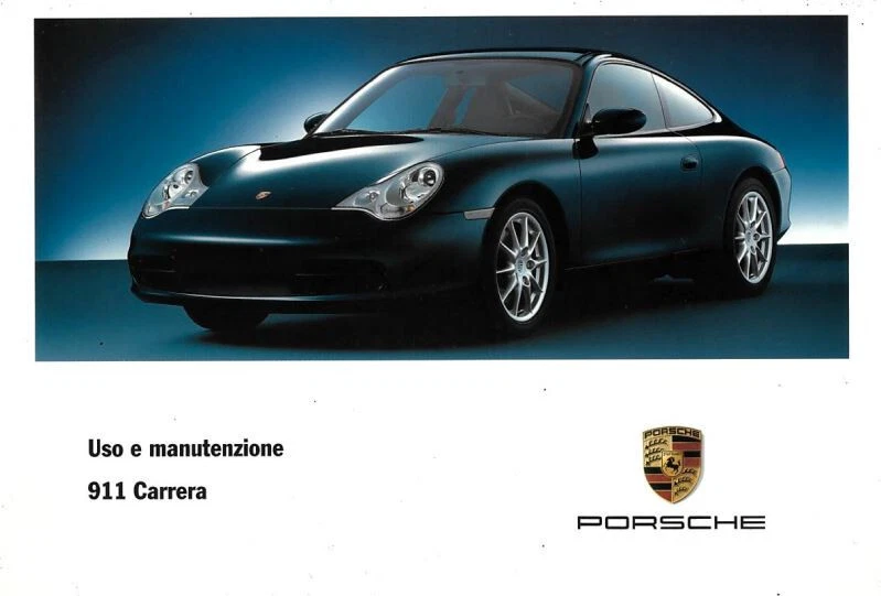 MANUALE USO e MANUTENZIONE PORSCHE 911 996 dal 2001 al 2005 - PDF in ITALIANO - Immagine 1 di 1