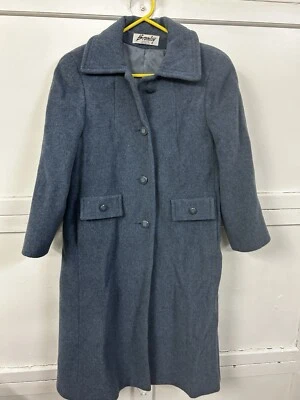 Abrigo largo de lana Bromley Petite de colección - azul suave - para mujer 8-10 Foto 1 de 4
