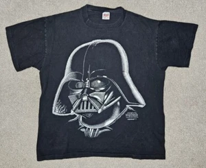 Vintage 1995 Star Wars Darth Vader Movie Promo T-Shirt Made in USA ANVIL Tag XL - Picture 1 of 5