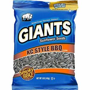 Giants KC Style Barbeque Sunflower Seed Snacks, 5 Ounce Bag