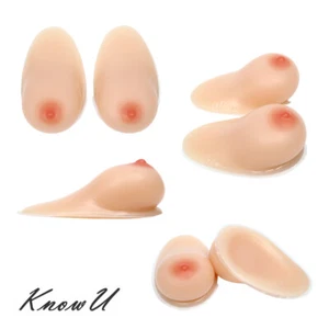 Medical Silicone Breast Forms B-E Cup Self-adhesive Postoperative Enhancer - Picture 1 of 12