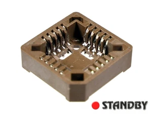 4pcs PLCC20 Socket, PLCC 20 Pin, SMT / SMD, IC Socket, OUPIIN 5203-20TD - Bild 1 von 2