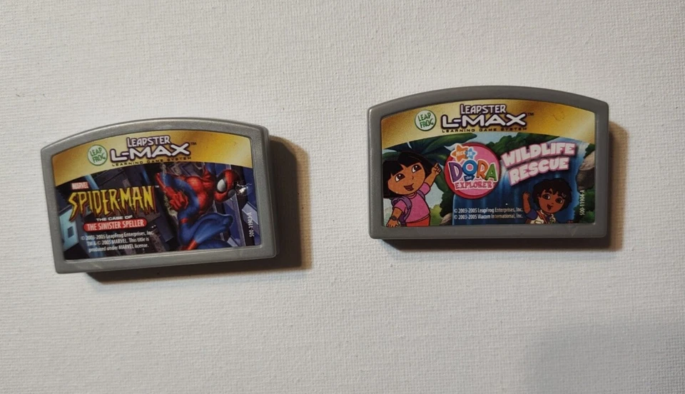 Leapster L-MAX Set Of 2 Games (Spider-Man & Dora the Explorer) - Image 1 of 1