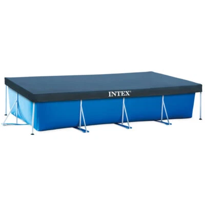 INTEX Abdeckplane Rechteck Frame Pool Abdeckung 300x200cm  Poolabdeckplane DHL - Bild 1 von 2