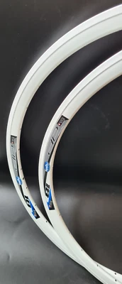 1 Paar FELGEN RYDE DP18 DISC weiß 700C 13x622 Race 32 Loch V-Profil  2 Stück NEU - Bild 1 von 4