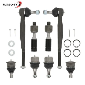 For 02-08 Chevrolet GMC Isuzu Inner Outer Tie Rods Upper Lower Ball Joints 8pcs - Bild 1 von 8