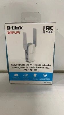 D-Link AC1200 WiFi Range Extender - White (DAP-1610) - Image 1 of 2