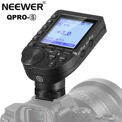 NEEWER QPRO-S QPROS TTL HSS Wireless Flash Trigger Transmitter for Sony Cameras - Image 1 of 4