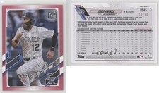 2021 Topps Update Mother's Day Hot Pink /50 Chris Owings #US45