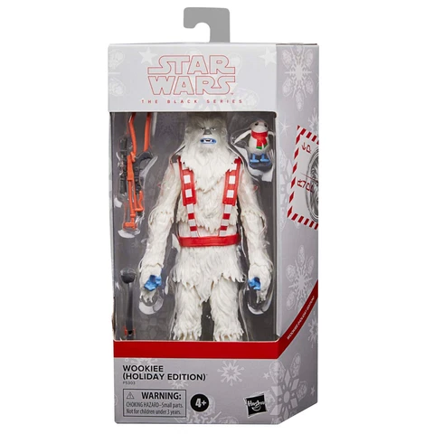 Star Wars Black Series Wookie Holiday Edition 2022 GameStop Exclusive Cover