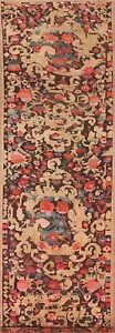 Antique Pre-1900 Karabakh 15 ft. Long Runner Russian Rug Wool Hand-knotted 4x15 - Picture 1 of 12