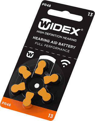Rayovac Hearing Aid Batteries Size 13 *EXPIRES 2026*.Orange - WIDEX Branding • 1.54€
