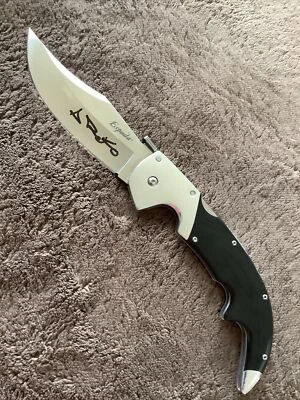 Cold Steel Espada Large 62MB Knife G10 Scales Triad Lock Signed By Andrew Demko - Image 1 of 3