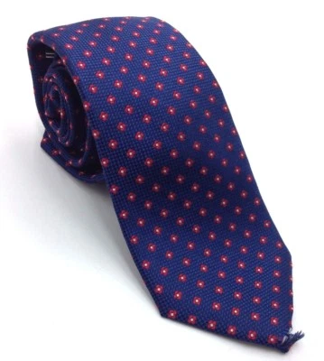 $115 Nautica Mens Blue Red Floral Silk Neck Tie Classic Slim Necktie 58x3.25 - Image 1 of 4