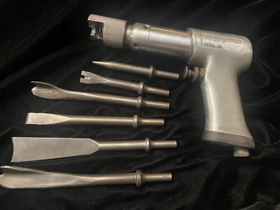 Martillo neumático vintage Snap On PH50D con 6 cinceles hecho en EE. UU. Foto 1 de 4