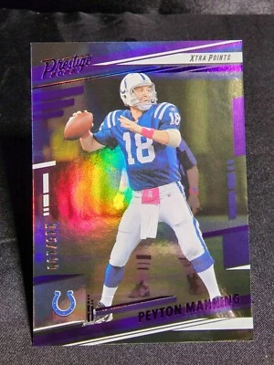 2022 Prestige Football Purple #131 Peyton Manning /199 - Indianapolis Colts - Image 1 of 2