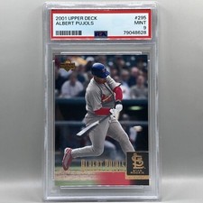2001 Albert Pujols Upper Deck #295 Rookie Card RC - PSA 9