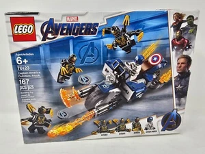 LEGO AVENGERS Captain America 76123 Outriders Attack - New in Damaged Box - Picture 1 of 5