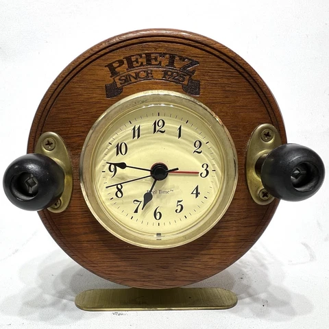 Peet’s Reel Time Wooden Alarm Clock Cover