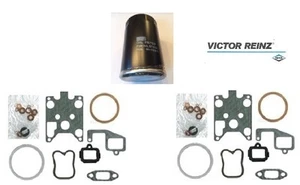 Juego de juntas junta de culata filtro de aceite para Bobcat 631 motor Deutz F2L411 - Imagen 1 de 1