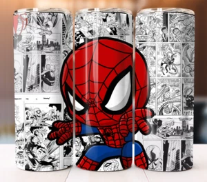 Spiderman Superhero Design Custom Cup Mug Tumbler 20oz Stainless Steel - Picture 1 of 1