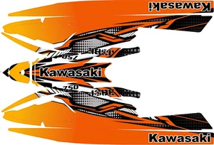92-98 Kawasaki 750 sx sxr sxi graphics kit decals jet ski wrap kit D 6 - Picture 1 of 1
