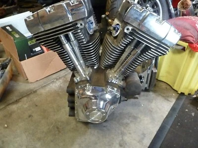 Engine motor 96 twin cam Road king classic FLH FI Harley Davidson 06 # M20 - Image 1 of 4