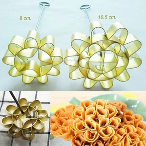 Mold Brass Dok Jok Lotus Flower Thai Traditional Dessert Free Cooking Recipes - Picture 1 of 25