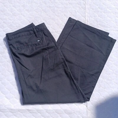 Pantalones anchos Vans negros auténticos para mujer talla 11 VN0A3IOXBLK Foto 1 de 4