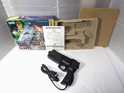 Virtua Gun Controller HSS-0122  Sega Saturn SEGA SS Japan Box Manual - Image 1 of 4