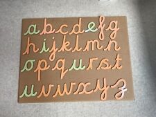 Montessori large moveable wooden letters