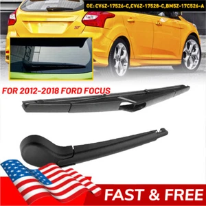 Rear Wiper Arm & Blade For 2012-2018 Ford Focus hatchback Back Windshield Wiper - Picture 1 of 12