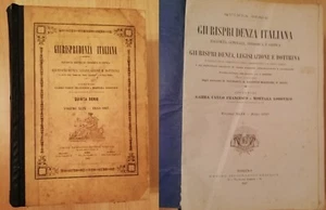 GIURISPRUDENZA ITALIANA – GIURISPRUDENZA, LEGISLAZIONE XLIX 1897 GABBA - MORTARA - Foto 1 di 1