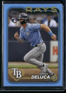 2024 Topps Japan Edition #31 Jonny Deluca Rookie Blue #/150 Tampa Bay Rays - Picture 1 of 2
