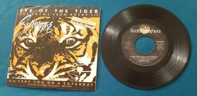 Survivor 45 Eye Of The Tiger / Take You On A Saturday ex w picture sleeve - Image 1 of 2