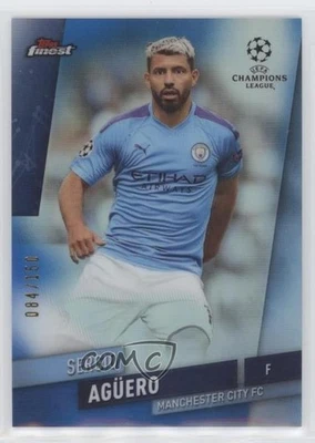 2019-20 Topps Finest UCL Blue Refractor /150 Sergio Aguero Sergio Agüero #99 - Image 1 of 2