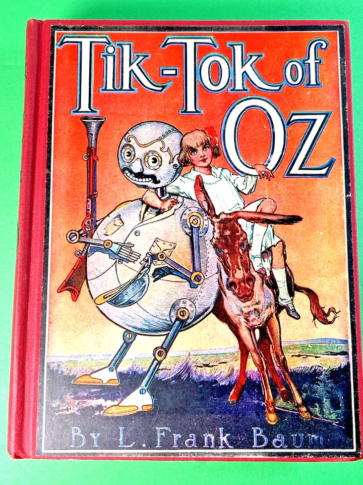 Vintage Tik-Tok of Oz by L. Frank Baum Book B&W Illustrations VG Condition 1914 - Image 1 of 4